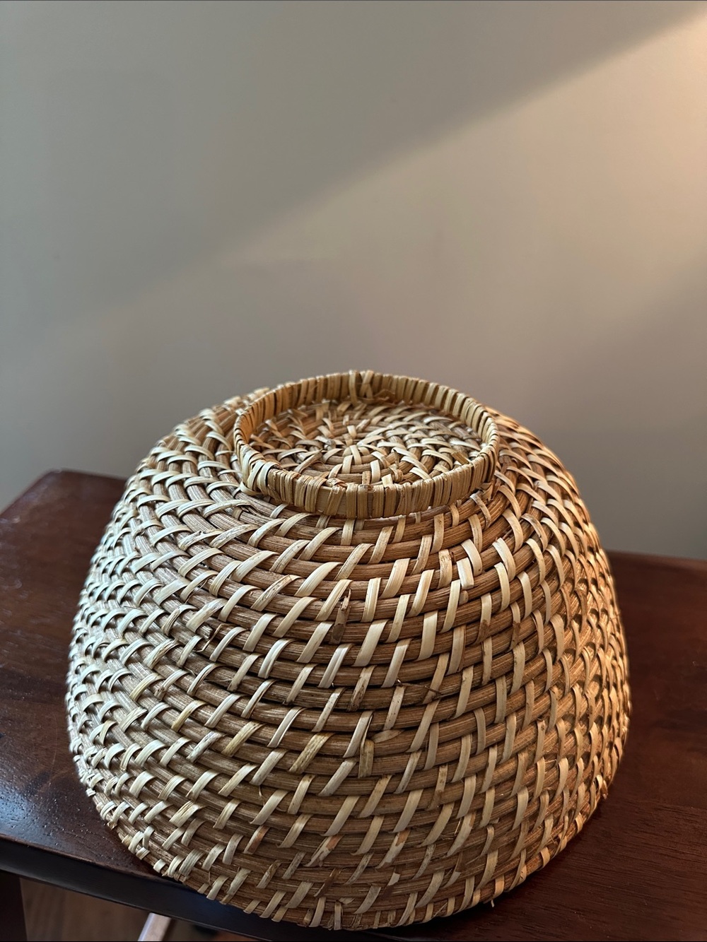 Wicker basket • bowl - Picture 2 of 3